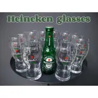在飛比找蝦皮購物優惠-朋友託售 全新未使用 Heineken 海尼根 曲線杯 玻璃