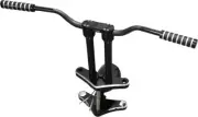 Accutronix 12" Threaded Black Bandit Risers - No Gauge Mount (HR2212-B)