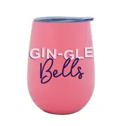 Annabel Trends 295ml Stainless Steel Wine Tumbler Double Wall Cup Gin-Gle Bells