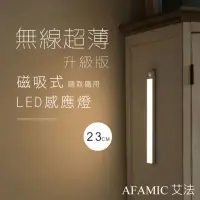 在飛比找momo購物網優惠-【AFAMIC 艾法】USB充電磁吸式無線超薄LED感應燈2