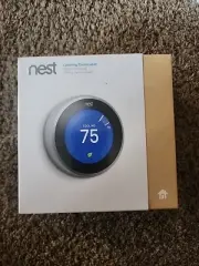 Nest T3007ES Wi-Fi Learning Thermostat - Stainless Steel -NEW Sealed
