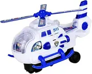 KICHOUSE Interactive Helicopter Building Educational Kit for Boys and Girls Plastic Aircraft No Battery DIY