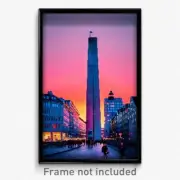 Pixel Art Poster - Sharp Copenhagen (8 Bit Psychedelic Trippy Video Game Print)