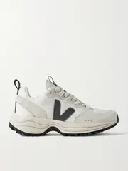 [VEJA] VEJA - Venturi Suede And Leather-trimmed Alveomesh Sneakers - White - IT42 IT 42 White