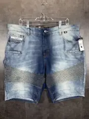 NWT Ecko Unltd. Mens Jean Shorts Size 40 Color: Blast Off Style EO12D01BM