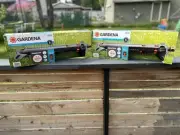 2pk Gardena Aqua Zoom Oscillating Sprinkler W/ Flow Control 3800 SQ Ft. Germany