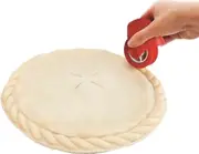 Pie Crust Pastry Wheel, Easy to Clean Baking & Cooking Tool, Plastic Pastry Pie Decoration Cutter for Consistent Strips