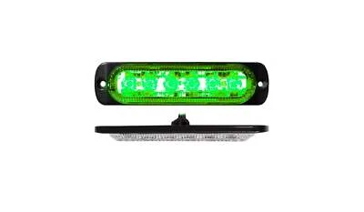 Race Sport 6-LED Ultra Slim 19-Flash Pattern Marker Light (Green)