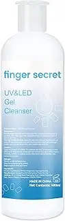 Gel Nail Cleanser,finger secret Gel Cleanser 480ML,UV LED Gel Cleanser,Nail Surface Cleanser,Gel Cleanser for Nails,Nail Cleaning Solution for UV Gel Nail Polish Gel Nails Care