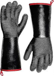 932f Extreme Heat Resistant Gloves For Grill Bbq, Waterproof Long Sleeve Pit Grill Gloves For Fryer, Baking, Oven,smoker,fireproof, Oil Resistant