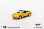 MINI GT 1:64 馬自達 MAZDA MIATA MX-5 NA 黃色合金汽車模型392