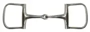 5" Stainless Steel English Western D Dee Ring Snaffle Bit
