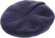 [BESTYASH] Berets Beret Adult Army Hats for Men Knitted Hollow Hat for Women Cotton Dark Blue