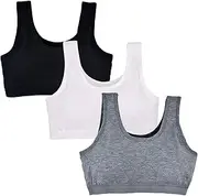 [VeaRin] Big Girls' Seamless Wirefree Soft Cami Padded Training Bras