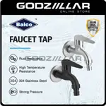 BALCO SUS304 不銹鋼黑色和銀色洗衣機浴室水龍頭水龍頭