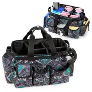 Large Wearable Cleaning Caddy Bag with Detachable Divider, Cleaning Supply