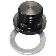 Aeroflow Metric Port Plug M12 x 1.5, AF814-M12BLK