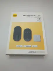 Yale Approach Lock with Wi-Fi +Keypad Touch Bluetooth Smart Lock - Black Suede