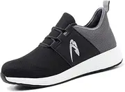 [ALOFME] Safety Shoes Men Women S3 Lightweight Summer Work Shoes Protective Shoes with Steel Toe Cap