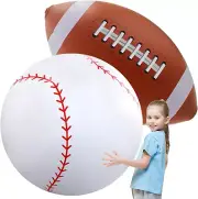 2 Pcs Giant Inflatable Sports Balls Large Inflatable Beach Ball Inflatable Ball