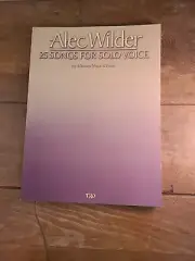Alec Wilder 25 Songs for Solo Voice, Medium Voice & Piano New Book (806)