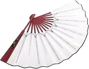 Alipis Folding LED Glowing Fan for Parties Rave Dance Prop Unique Handheld Glowing Stage Performance Fan Sturdy Decorative for Festivals Events