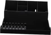 WOFASHPURET 1 Set Hairdressing Tool Storage Hairstylists Tray Must Haircut Clip Scissor Holder Hairdressers Organizers Grooming Organisers Accessory Rack Comb Salon Kit Barber Black