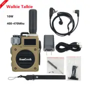 Walkie Talkie Handheld Transceiver 5000KM 10W Wearable 400-470Mhz UHF Radio G6