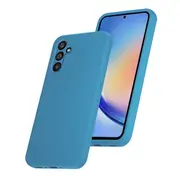 ZUSLAB Galaxy A35 Case Nano Silicone Shockproof Gel Rubber Bumper Protective Cover for Samsung (2024) - Blue
