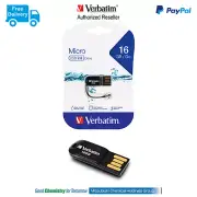 ($0 P & H) 16GB USB Micro Thumb Flash drive StorenGo Traveller Verbatim 44050