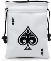 Valuables Pouch,Golf Pouch Bag with Drawstrings Golf Tee Bag Pouch Leather Golf