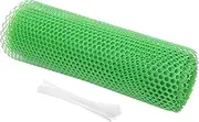 Garden Netting Plastic Mesh Screen for Temporary Fencing 0.4m x 6m for Hands for Landscape