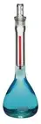 PYREX Class A Lifetime Red Volumetric Flask w Glass Stopper 5660