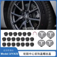 在飛比找蝦皮購物優惠-【熱銷款】車輪標 輪圈蓋 適用於TESLA特斯拉Model3
