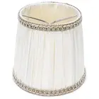 6Pcs Fabric Lampshade Modern Chandelier Table Lamp Cover For E14 Screw Type Lamp