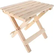 FUNOMOCYA Portable Folding Wooden Step Stool Lightweight Compact Seat for Bathroom Spa Outdoor Camping Fishing Home Use Space Saving Design Effortless Folding Elegant Appearance