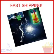 Glow in The Dark Basketball Net - Solar Lighted Glowing Basketball Goal Hoop - G