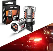 SEALIGHT T20 LED Back Lamp, Explosive Light, High Brightness, Double Bulb, Built-in Canceller, Reverse Light, Brake Lamp, Backlight, Tail Stop Lamp, Red, For DC 12V Cars, Vehicle Inspection