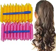 Orgrimmar 40PCS Magic Hair Curlers Curls Styling Kit, DIY No Heat Hair Curlers for Extra Long Hair (30 cm/11.8 inch)