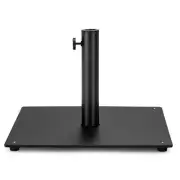 HONEY JOY Umbrella Base Stand Holder 20"x13"x20" Metal Square in Black Durable