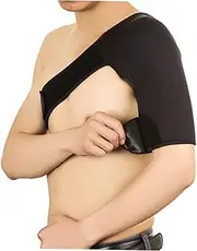 minkissy Adjustable Shoulder Brace Shoulder Support Brace Dislocated Shoulder Brace Shoulder Dislocation Brace Shoulder Injury Adjustable Straps Shoulder Support Strap Black