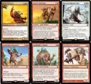 Giant (Red White) Deck - Brion Stoutarm -Hamletback 60 Cards MTG Magic Gathering