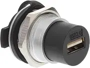 ELAYARD USB Panel Mount Coupler Adapter USB Female to Female Connector for Easy Installation High Speed Data Transfer Compatible with Desktop Laptop and Av Devices