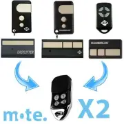 2 x B&D Compatible Garage/Gate Door Remote 062170 062162 059120 059409