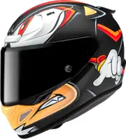 HJC RPHA 12 SEGA Shadow the Hedgehog Helmet, black-white-red, Size S for Women Black White Red
