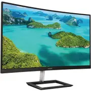 Philips 322E1C 32" Class Full HD Curved Screen LCD Monitor - 16:9 - Textured Black - 31.5" Viewable