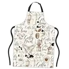 Apron, Bib Apron with Adjustable Neck for Women Men, Gifts for Kitchen Garden