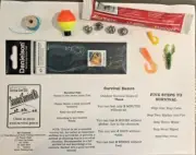 Basic Fishing Kit Emergency Survival Preparedness Hooks Bobber Line
