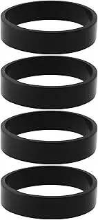 4Pcs Diesel Traction Tire Washers Diesel Engine Tire Rubber Ring Compatible with Lionel O-Type Diesel Engine and Steam Engine with 1" 0R 7/8" Wheels 21x19x5mm