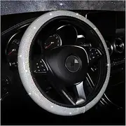 Steering Wheel Covers Car Steering Wheel Cover Steering Covers Anti Slip Auto Steering Wheel Protector Case (Color : White, Size : 1)